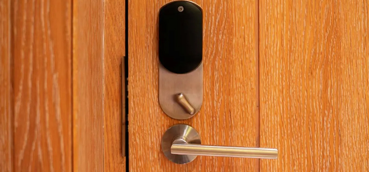 Automatic Locking Door Knob Orange